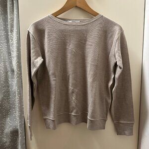 Max Mara light beige crew neck sweater size 34